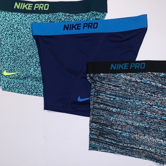 Nike Pro Compression 3” Shorts Bundle. - Picture 3 of 6